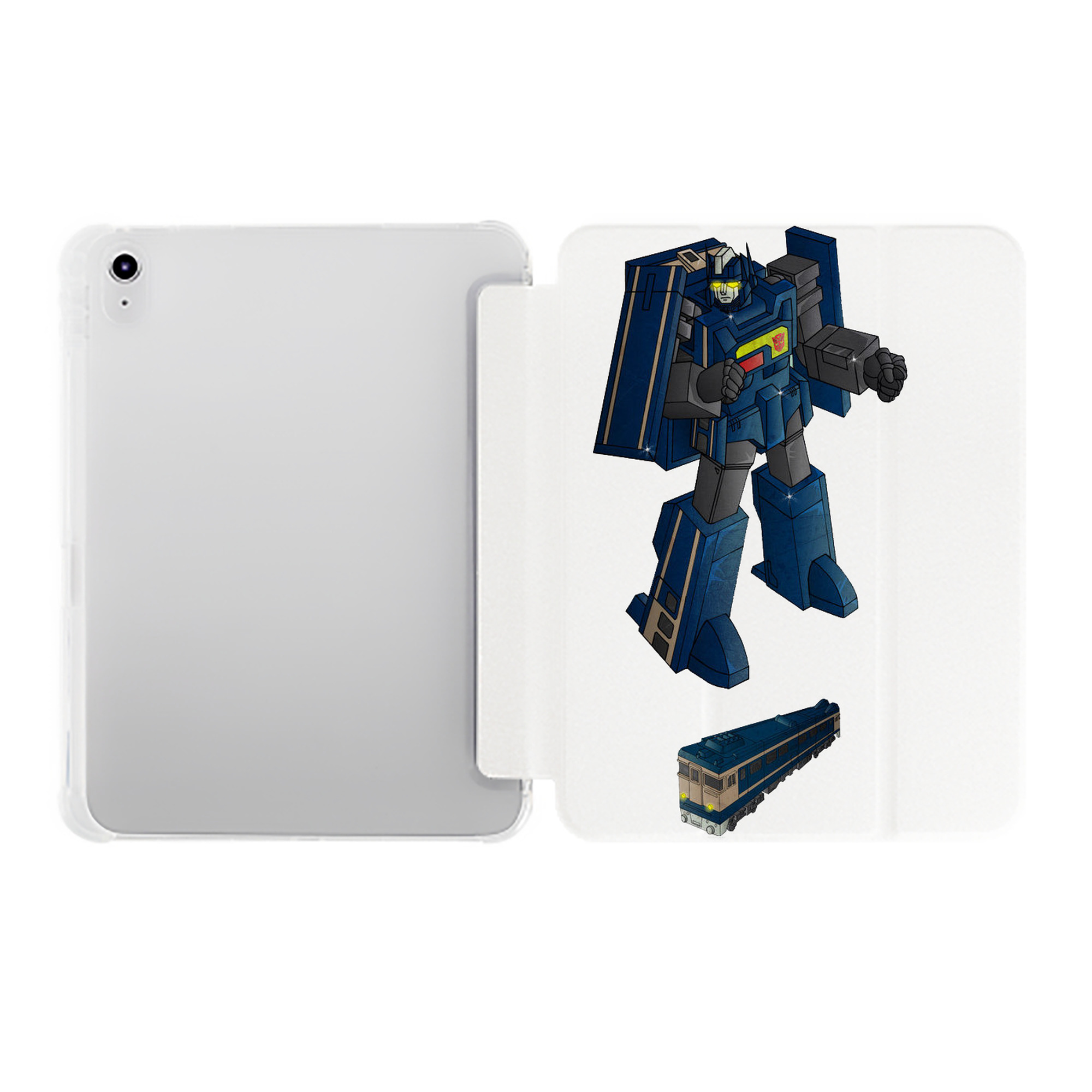 （画像用）  IPad ケース ペン収納付き 三つ折りスタンド PUレザー×シリコン 対応機種9.5/10.5/10.9インチ